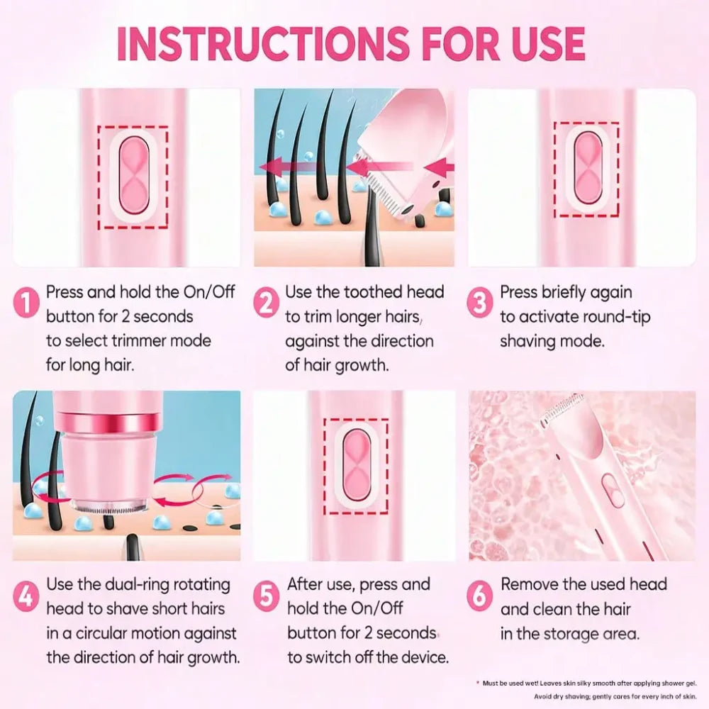Portable Electric Hair Removal Shaver