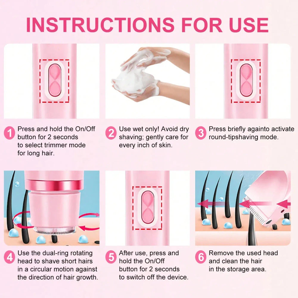 Portable Electric Hair Removal Shaver